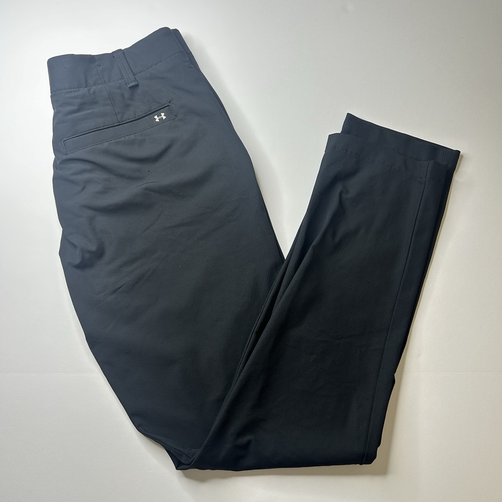 Under Armour Heat Gear Black Golf Pants 30 Men's 30x31 Chino